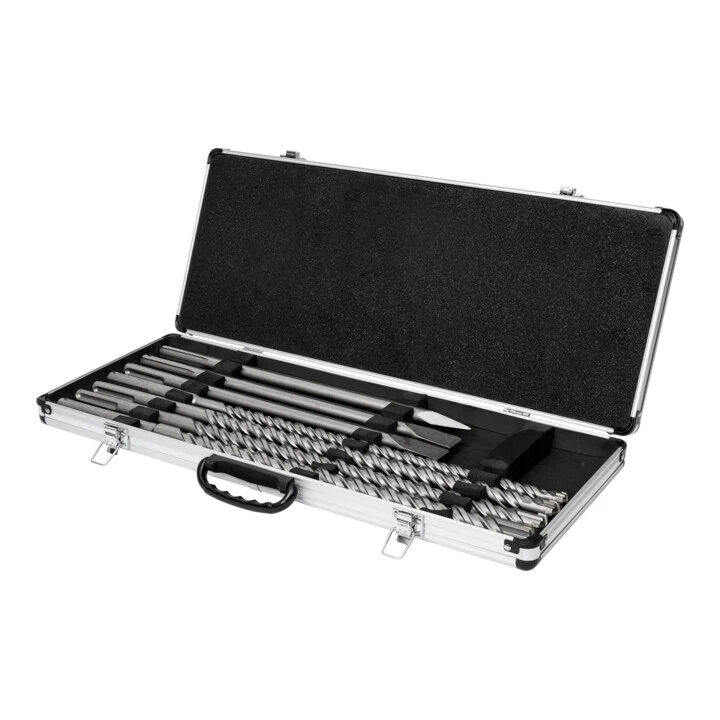B-Ware STIER SDS-Max Bohrer Meißelsatz Set Bohrerwerkzeug 7-tlg 400mm 500mm Hochwertig
