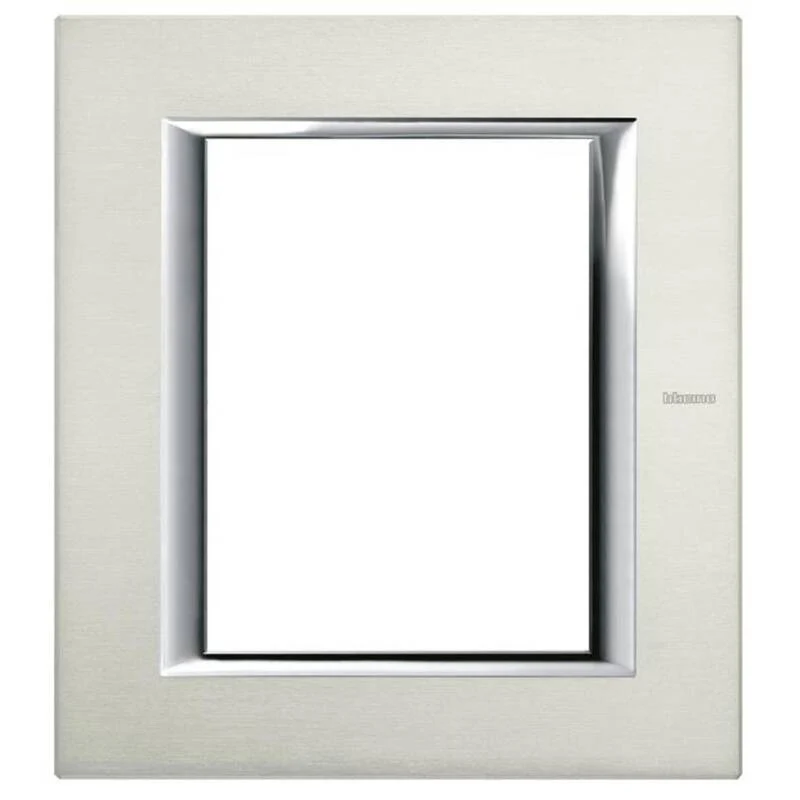 B-Ware Legrand Rahmen Abdeckung Axolute Aluminium Metall Serie 1 St Rahmen Synonym