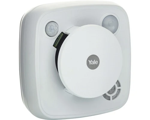 B-Ware Yale Rauch-Hitze-Bewegungsmelder Multifunktionsmelder Weiß Batteriebetrieb