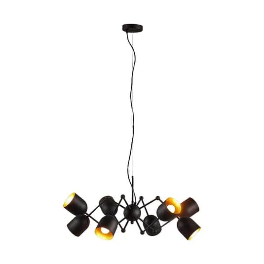 B-Ware Lindby 8-flammige LED-Pendelleuchte Pendelleuchte Lampe Leuchte Morik easydim