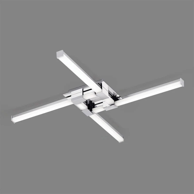 B-Ware Orion Vierflammige LED-Bad-Deckenlampe Deckenlampe Lampe Leuchte Argo IP44 24W