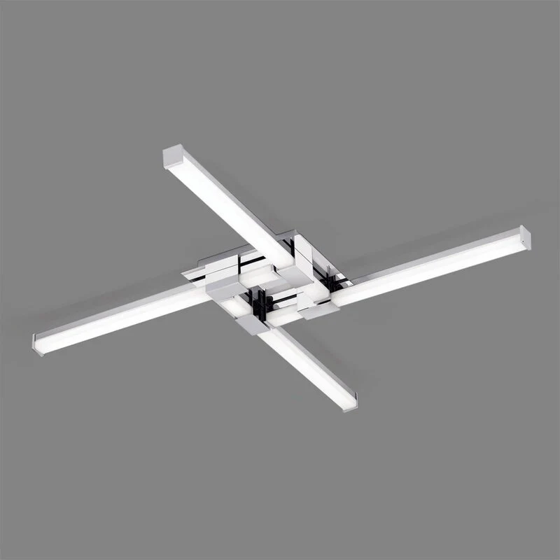 B-Ware Orion Vierflammige LED-Bad-Deckenlampe Deckenlampe Lampe Leuchte Argo IP44 24W