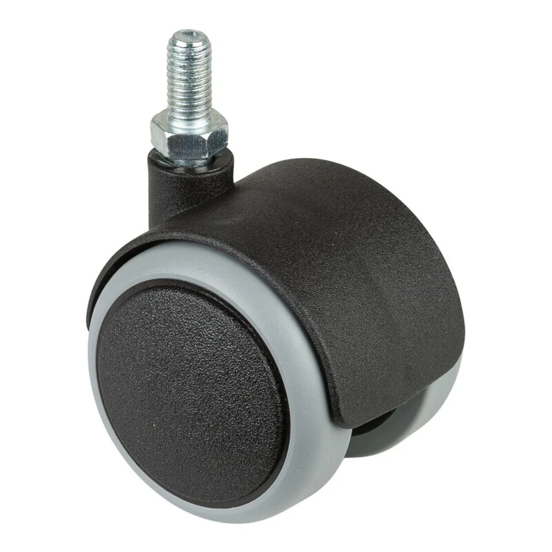 30x B-Ware BS Rollen Lenkrolle Doppelrolle Kunststoff Gewindestift 50 mm 50 kg 30 STÜCK