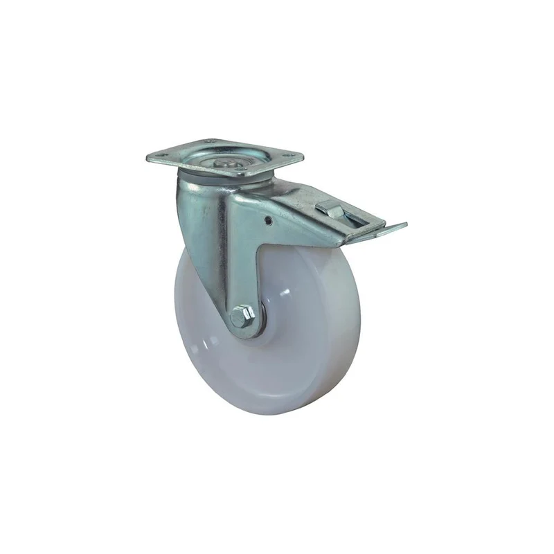 B-Ware BS Rollen Schwerlastlenkrolle Bockrolle Transportgeräterolle Kunststoff 150 mm