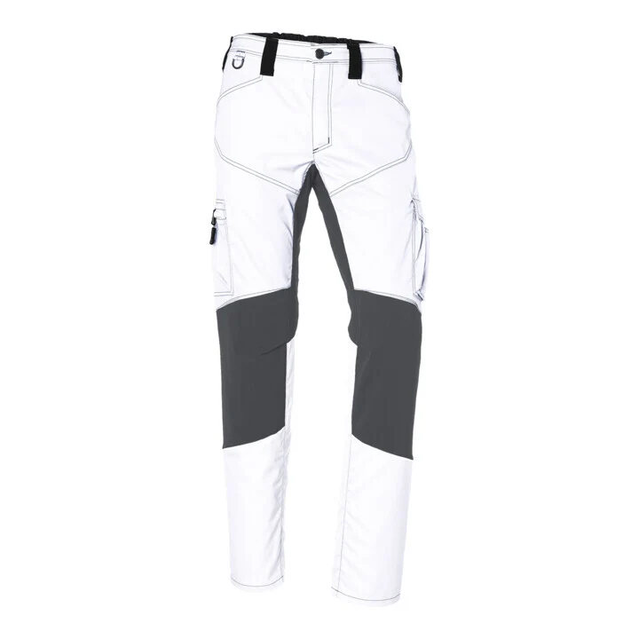 B-Ware Kübler Arbeitshose Bundhose ACTIVIQ Hose weiß anthrazit Größe 98