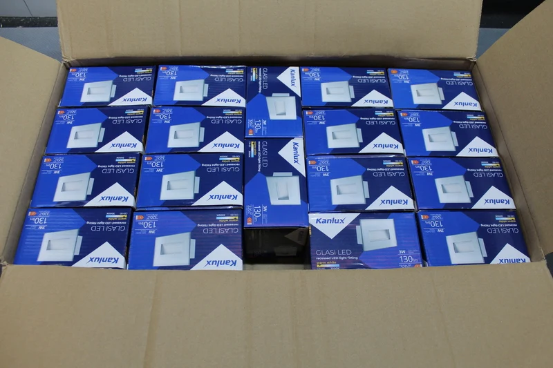 B-Ware Kanlux Glasi 33690 Außeneinbauleuchte LED Lampe fest eingebaut 18 STÜCK