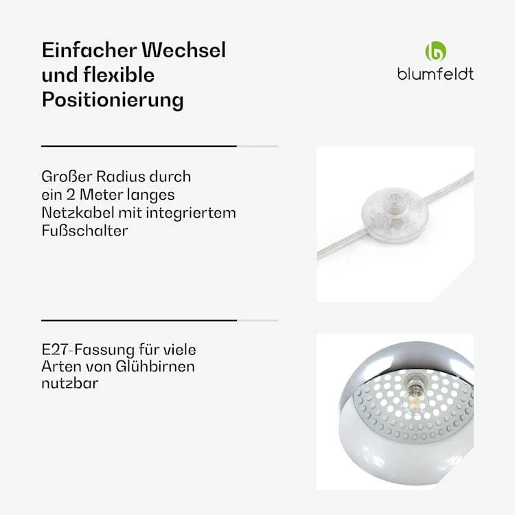 Besoa Nael Bogenlampe Stehleuchte Leuchte Led Lampe E27 SIEHE TEXT/FOTOS