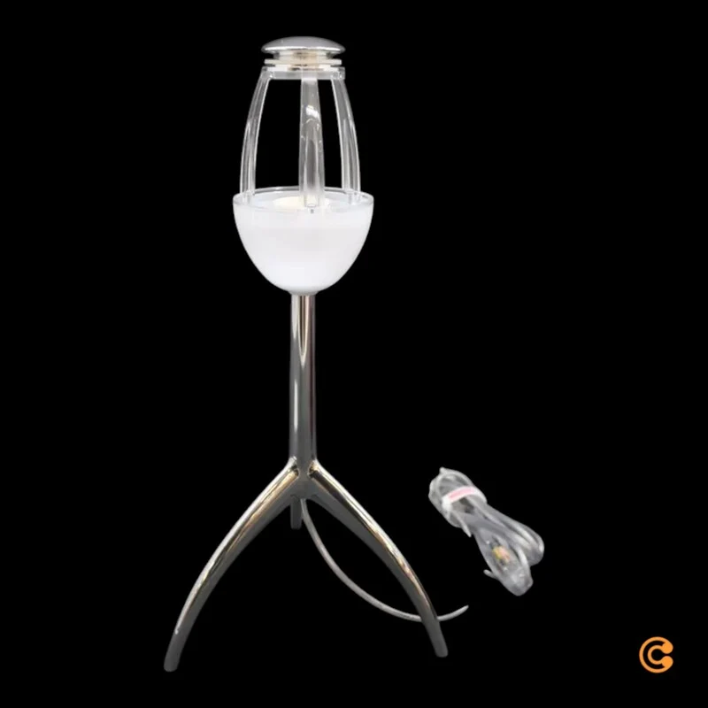 B-Ware Foscarini Lumiere Tischlampe grande Nachttischleuchte Lampe alu/rot dimmbar