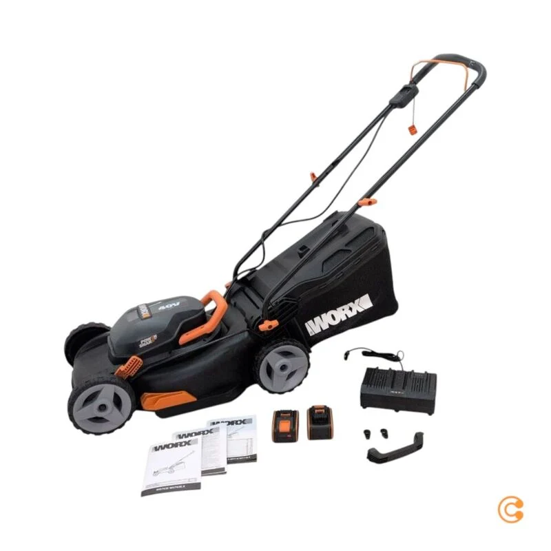 B-Ware WORX WG743E Akku-Rasenmäher inkl. Akkus und Ladegerät Rasen Mäher Handrasen562