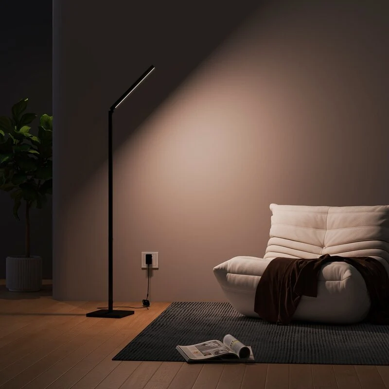 B-Ware Calex Stehleuchte Wandleuchte LED Smart WLAN RGB CCT faltbar schwarz