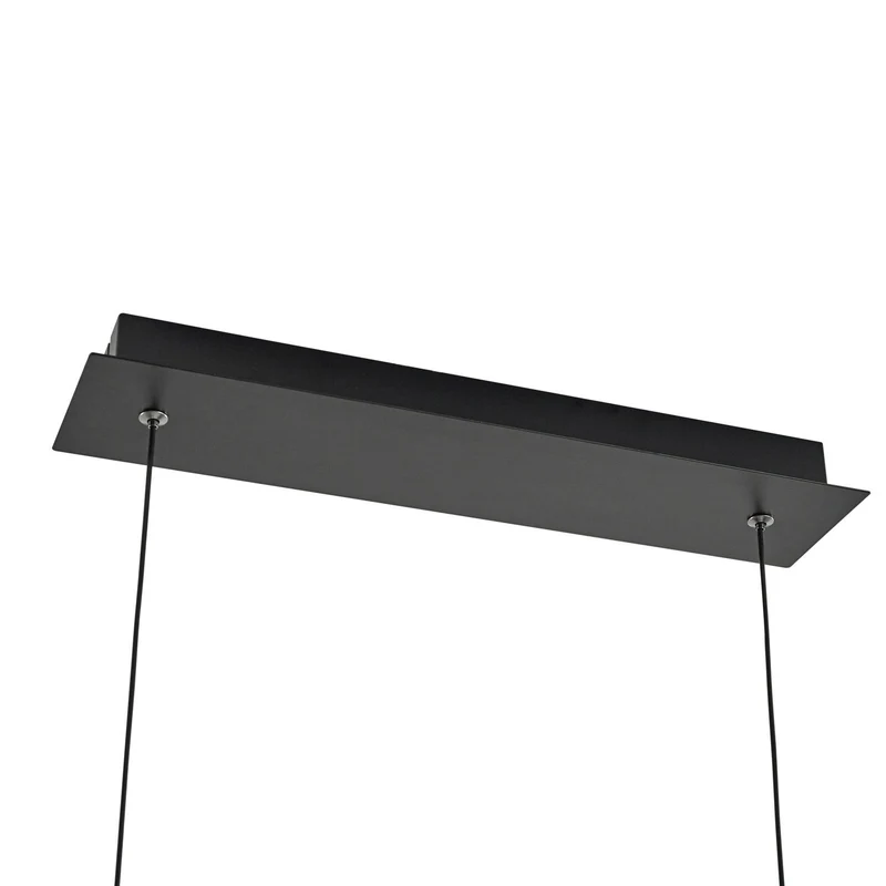B-Ware Lucande LED-Hängeleuchte Pendelleuchte Alevia schwarz gold CCT dimmbar