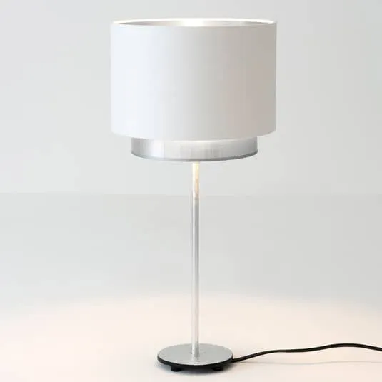 B-Ware Holländer Tischleuchte Mattia Tischlampe Leselampe Lampe Leuchte Nachttisch Weiß