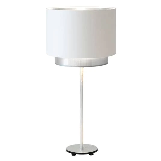 B-Ware Holländer Tischleuchte Mattia Tischlampe Leselampe Lampe Leuchte Nachttisch Weiß