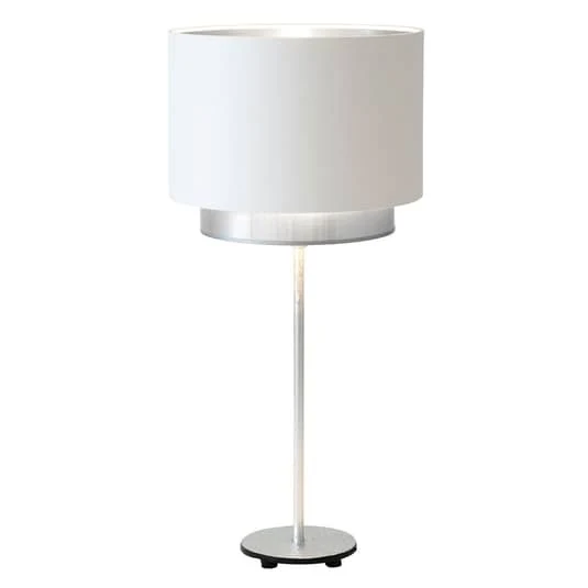 B-Ware Holländer Tischleuchte Mattia Tischlampe Leselampe Lampe Leuchte Nachttisch Weiß