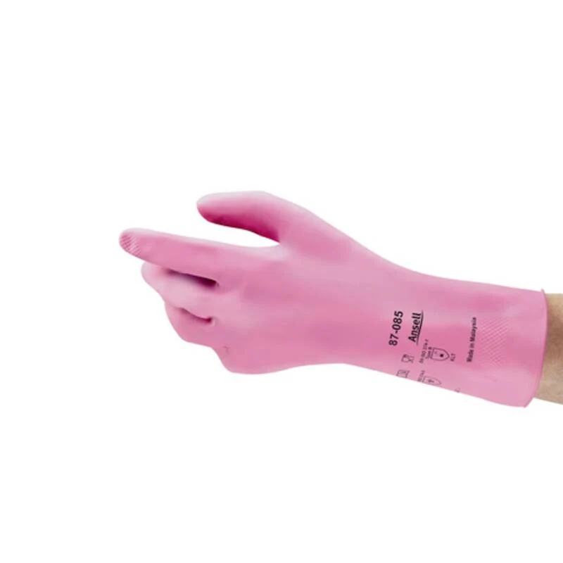 B-Ware Ansell 87085075 AlphaTec Baumwollvelour Chemikalienhandschuh 8 22 STÜCK