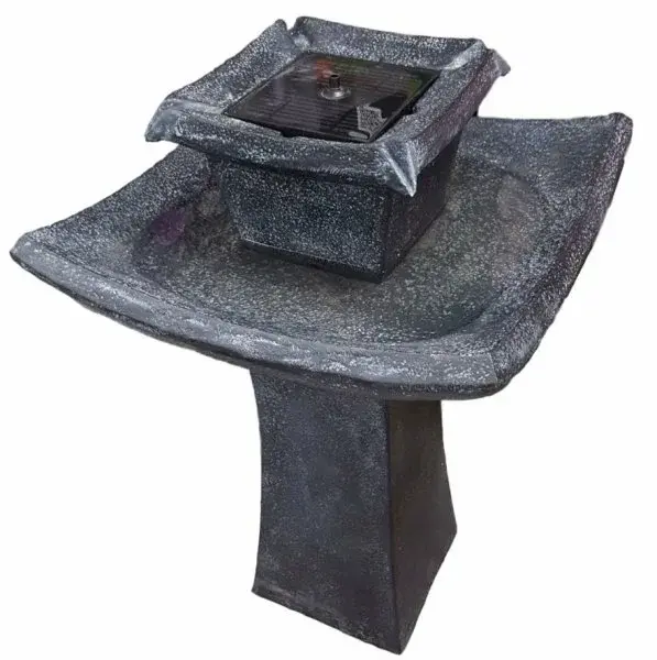 B-Ware Smart Garden Pagoda Brunnen Wasserspiel Zimmerbrunnen Gartenbrunnen Deko Outd223