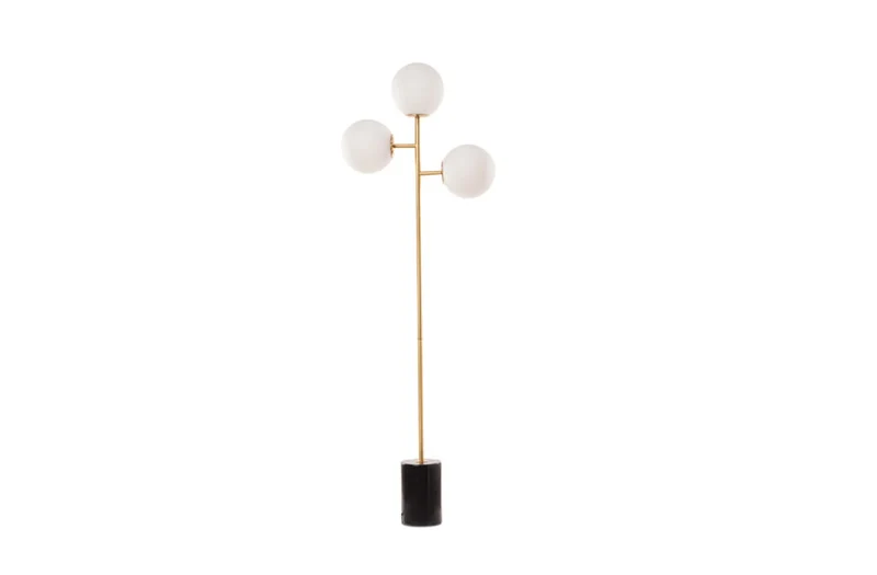 B-Ware Pols Potten Full Moon Stehleucht Stehlampe Lampe schwarz messing SIEHE TEXT/FOTO