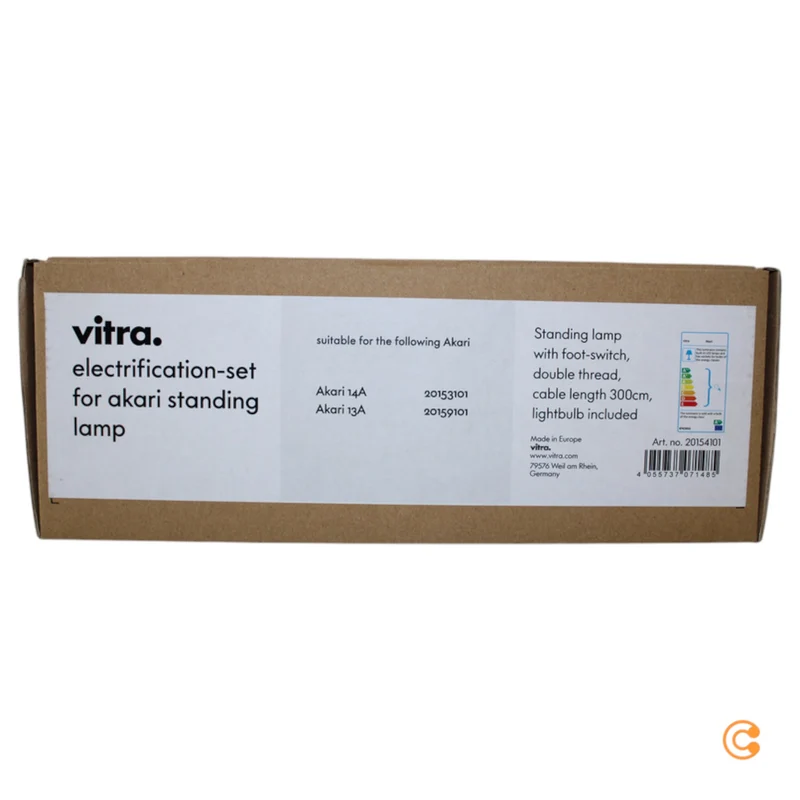 B-Ware Vitra Akari 13A Stehleuchte Lampe Licht Weiß Raum Beleuchtung SIEHE TEXT/FOTO