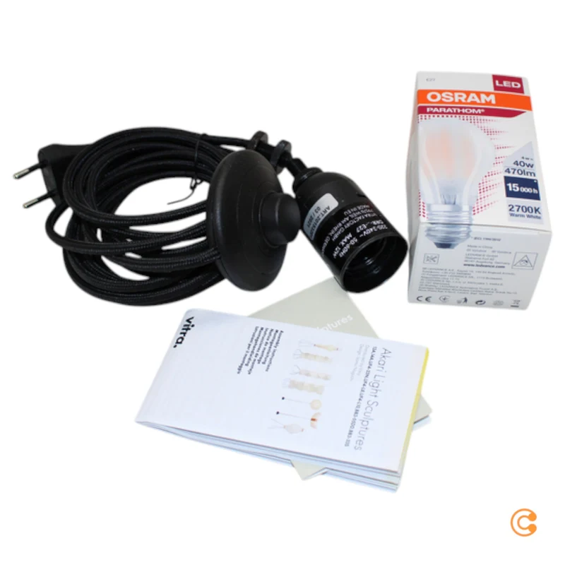 B-Ware Vitra Akari 13A Stehleuchte Lampe Licht Weiß Raum Beleuchtung SIEHE TEXT/FOTO