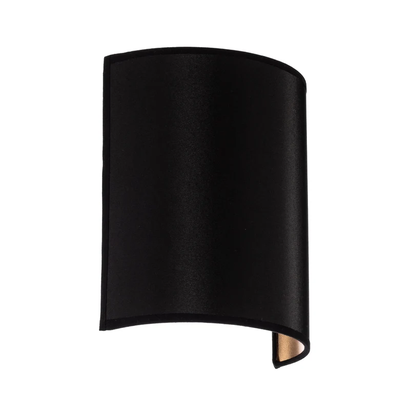 B-Ware Euluna Wandleuchte Leuchte Lampe schwarz gold Metall E27 Austauschbar Dimmbar
