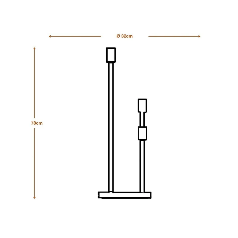 B-Ware OSRAM Stehlampe Standlicht DECOR STICK dunkelgrau SIEHE TEXT/FOTO