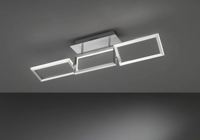 B-Ware Wofi LED-Deckenlampe Deckenlampe Lampe Leuchte Skip ausrichtbar Länge 81,5cm