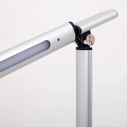 B-Ware Lindby LED-Tischlampe Tischlampe Lampe Leuchte Stahler Kolja in Silbergrau