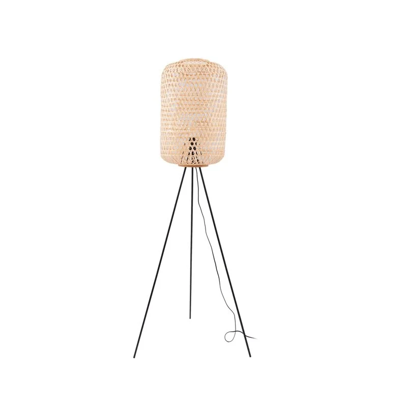 B-Ware Lucande Jorick Stehleuchte Stehlampe Leuchte Lampe Bambus SIEHE TEXT/FOTO