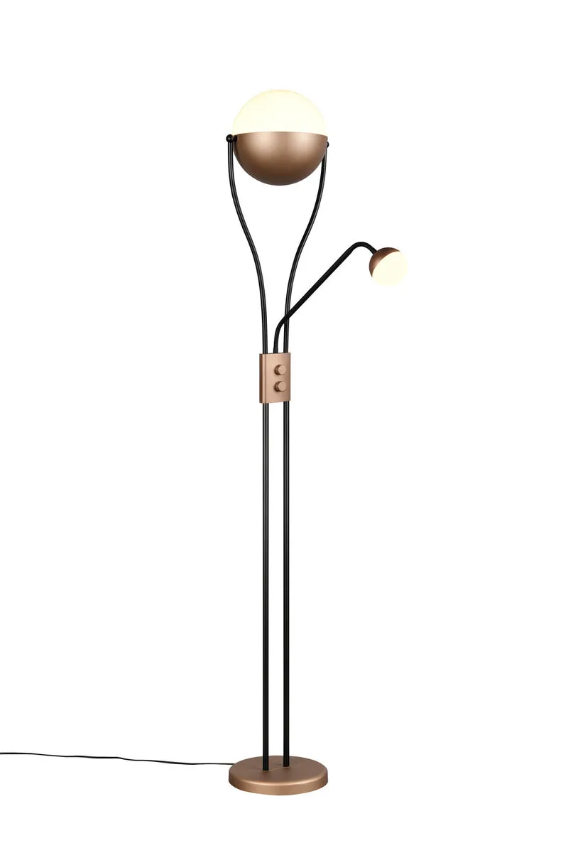 B-Ware Trio Stehleuchte Stehlampe LED Chris 18W dimmbar Coffee warmweiss 30cm Leselicht