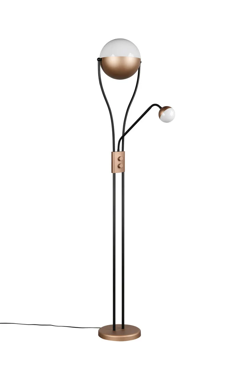 B-Ware Trio Stehleuchte Stehlampe LED Chris 18W dimmbar Coffee warmweiss 30cm Leselicht