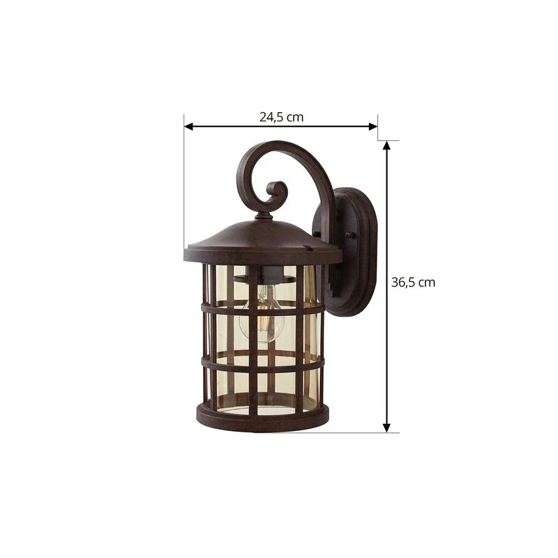 B-Ware Lindby Außenwandlampe Leuchte Außenbeleuchtung Ankea rost amber SIEHE TEXT/FOTO