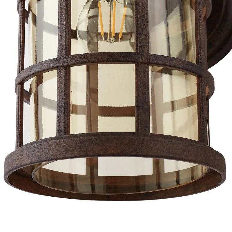 B-Ware Lindby Außenwandlampe Leuchte Außenbeleuchtung Ankea rost amber SIEHE TEXT/FOTO