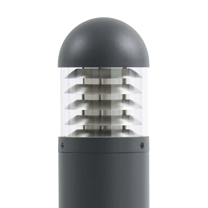 B-Ware Lucande Wegeleuchte Gartenleuchte Skagena LED Pollerleuchte anthrazit 90cm IP54
