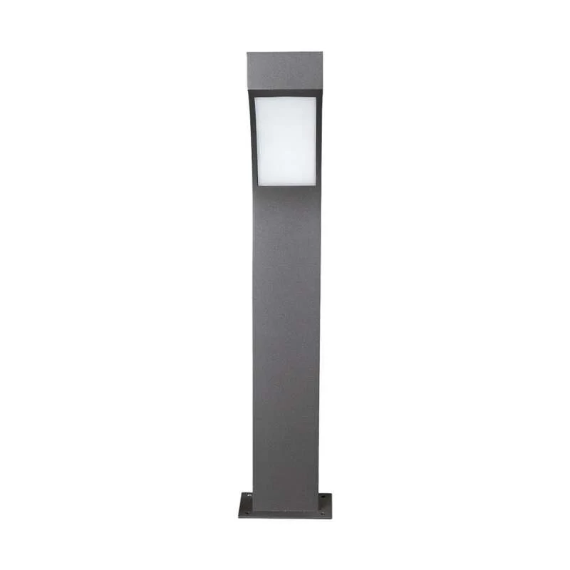 Lucande LED Sockelleuchte Gartenleuchte Lennik anthrazit 60cm IP54 4,2W 450lm