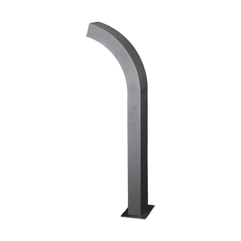 Lucande LED Sockelleuchte Gartenleuchte Lennik anthrazit 60cm IP54 4,2W 450lm