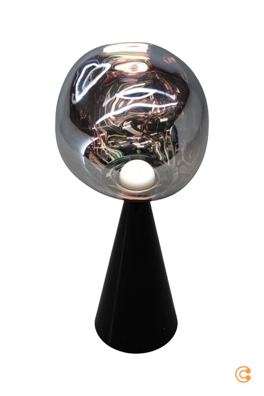B-Ware Tom Dixon Melt Portable Akku-Tischleuchte Tischlampe Tischlicht Leuchte schwarz