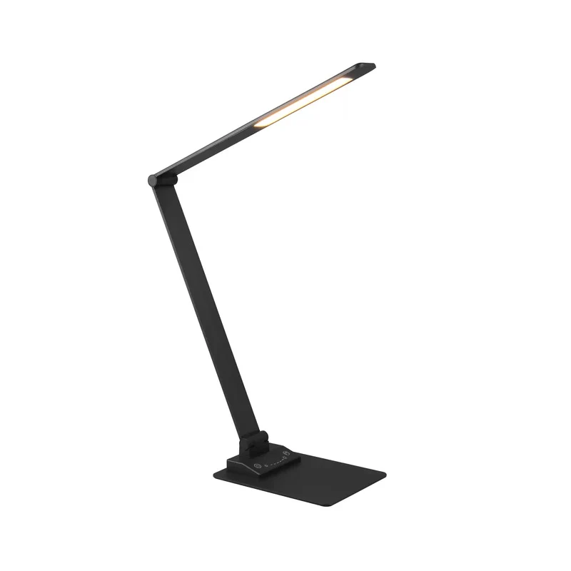 B-Ware Trio Lighting LED-Tischleuchte Travis schwarz CCT dimmbar Touch USB Lampe Spot