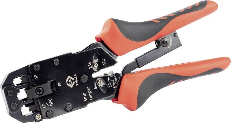 B-Ware C.K T3681A Crimpzange Modularstecker Zange Werkzeug Elektrikerwerkzeug Crimpen