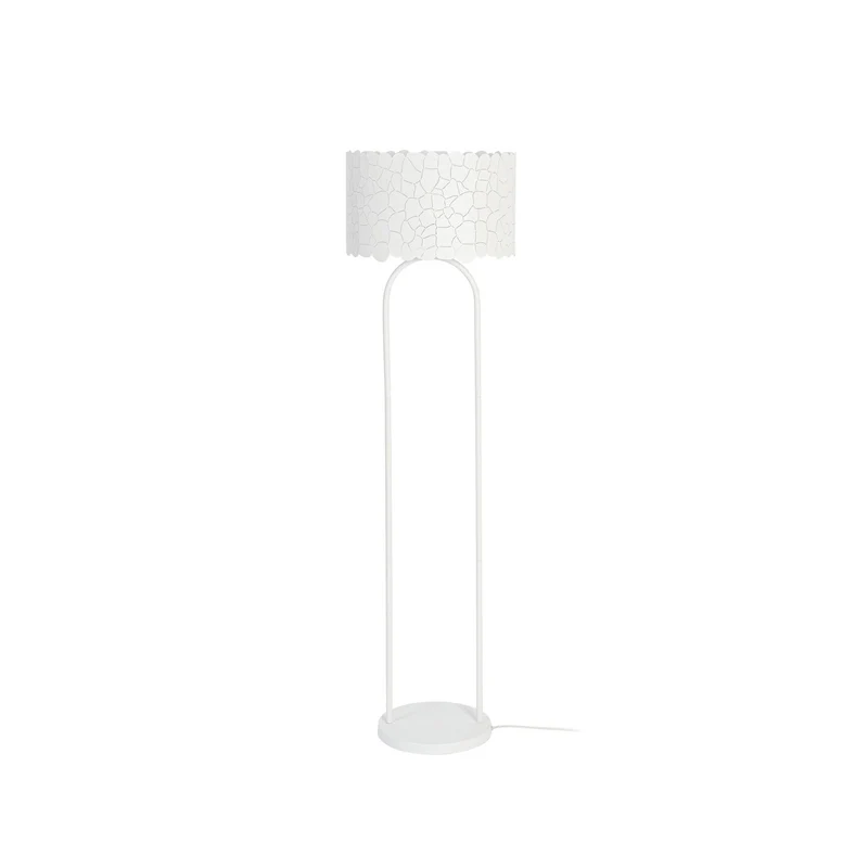 B-Ware Lindby Stehleuchte Standlampe Aralena weiß Metall Höhe 1435 cm