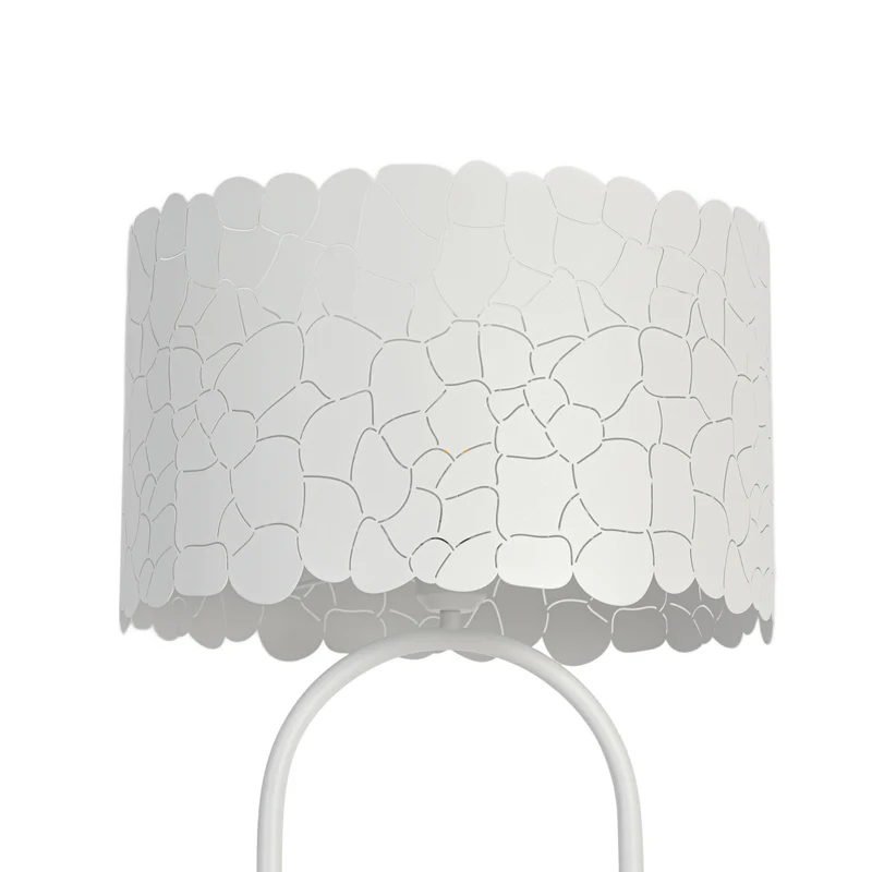 B-Ware Lindby Stehleuchte Standlampe Aralena weiß Metall Höhe 1435 cm