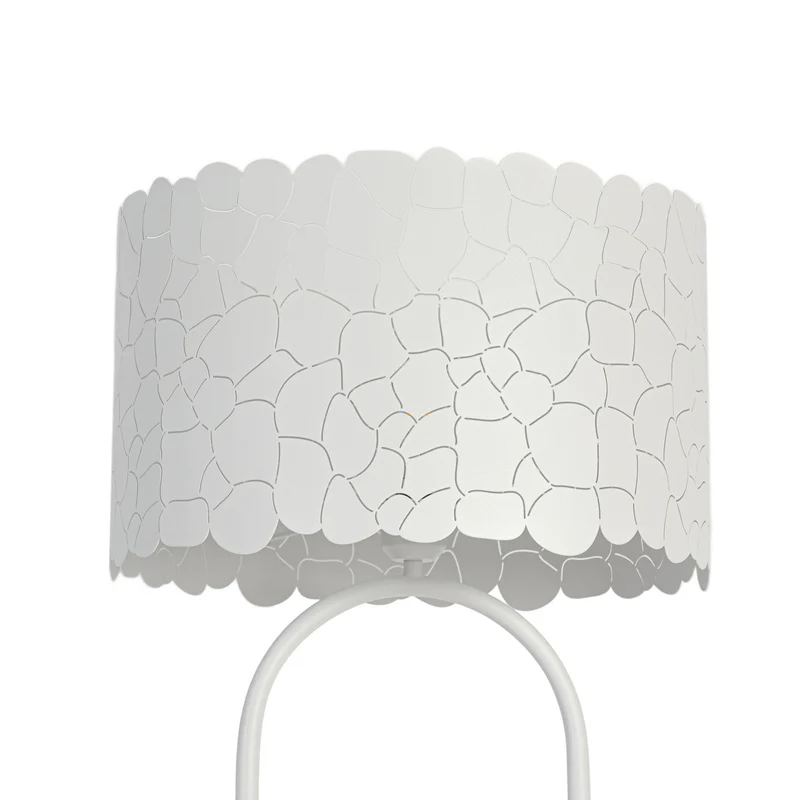 B-Ware Lindby Stehleuchte Standlampe Aralena weiß Metall Höhe 1435 cm