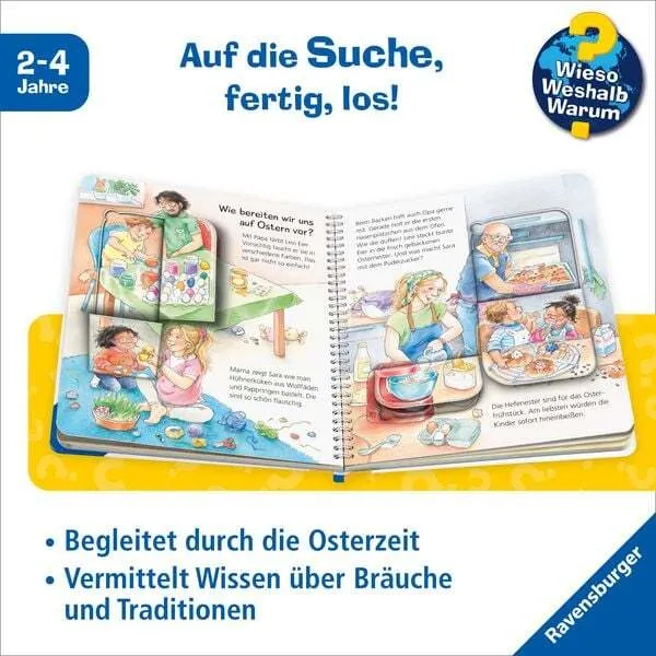 B-Ware Ravensburger Buch Kinderbuch Ostern Spiralbindung farbig illustriert 3 STÜCK
