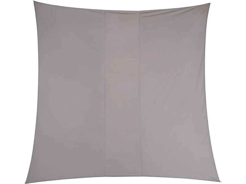 B-Ware LED Sonnensegel Belvedere quadratisch grau UV 50+ Sonnenschutz 360x360cm Garten