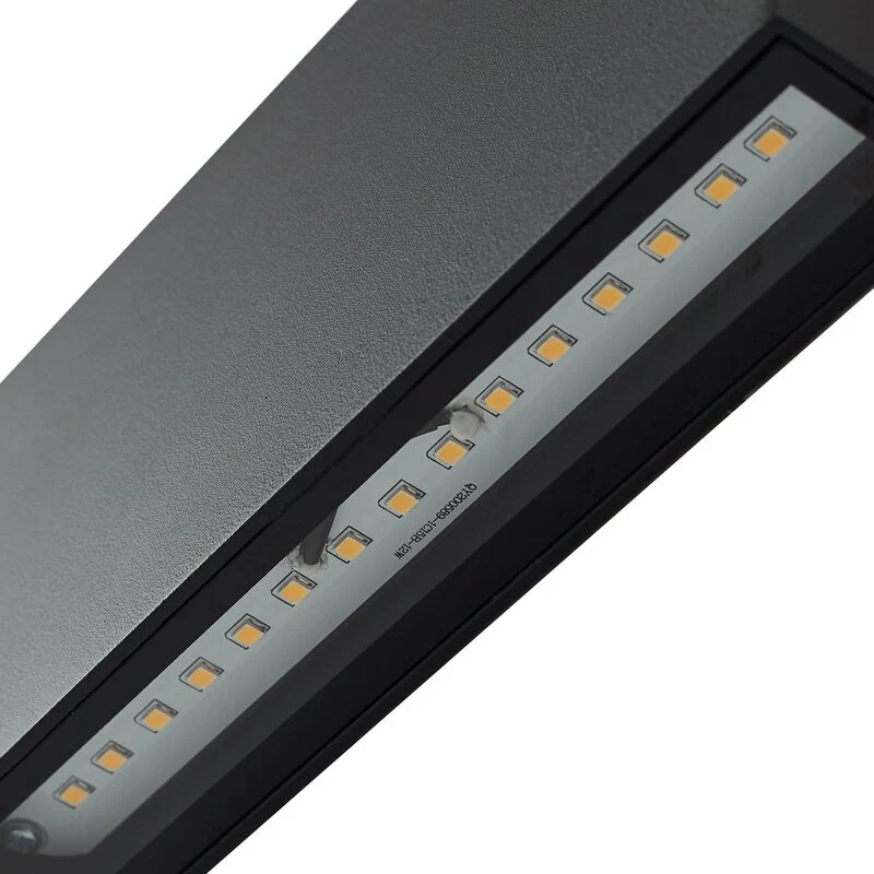 B-Ware Lindby LED Außenwandlampe Leuchte Jarte Lampe Metall schwarz IP54 2 STÜCK