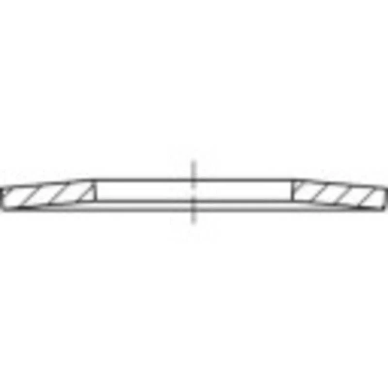 B-Ware TOOLCRAFT 137514 Tellerfedern Feder Innen-Durchmesser: 71 mm DIN 2093 Federstahl
