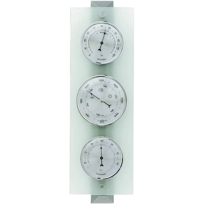 B-Ware TFA Dostmann Analoge Wetterstation Vorhersage 12-24 Stunden grau 120x385x55mm