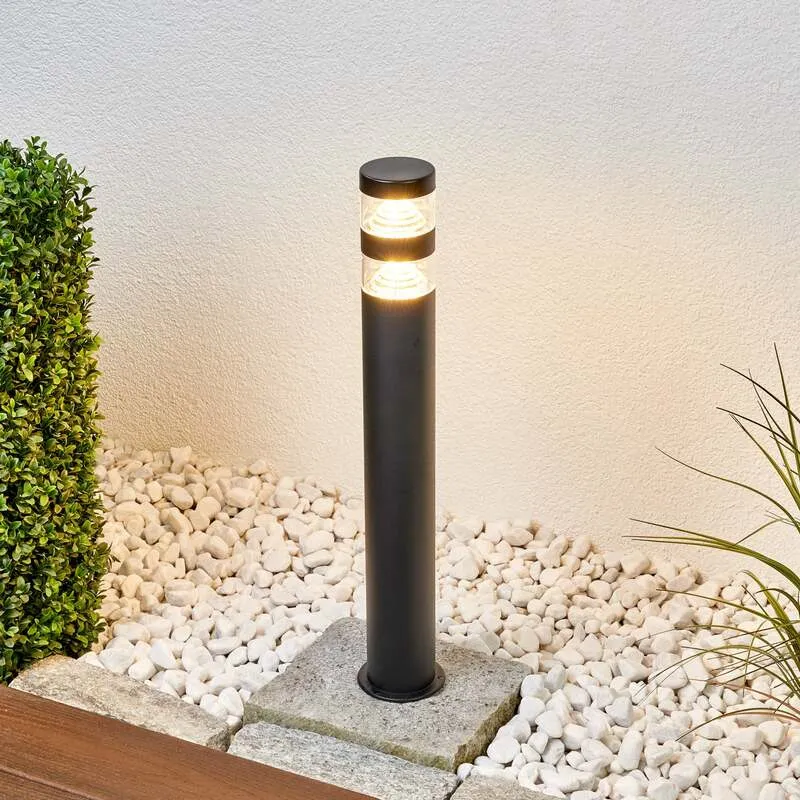 B-Ware Lindby Wegeleuchte Lanea Wegelampe Lampe Leuchte Edelstahl LED 8W IP44536