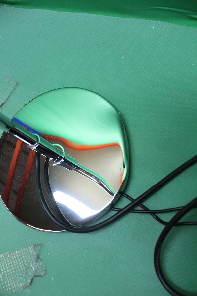 B-Ware Knapstein Stehleuchte Bodenlampe LED Leuchte FINN chrom Metall Touchdimmer