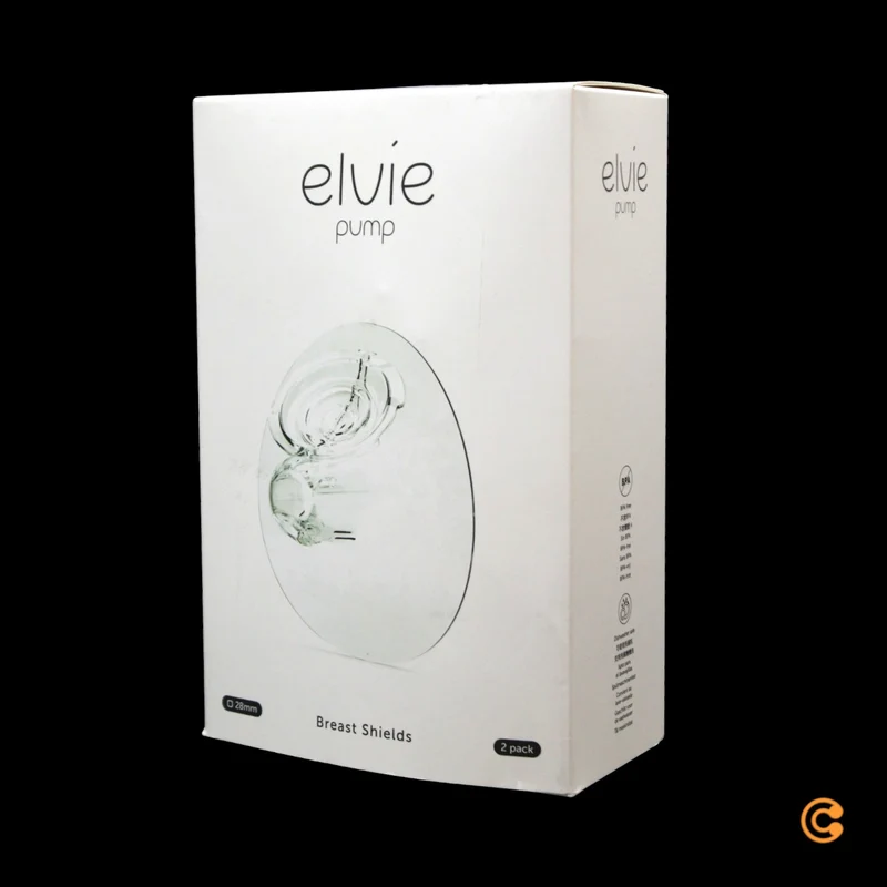 B-Ware elvie Brustschalen Aufsätze Milchpumpe 24mm BPA frei Spülmaschinenfest 2er-Pack