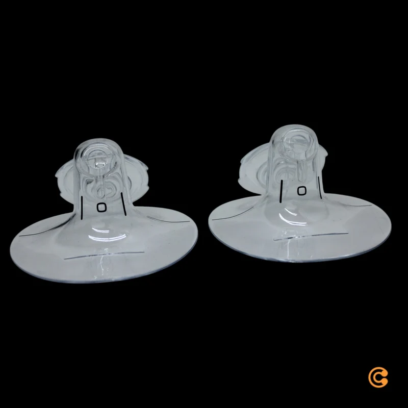B-Ware elvie Brustschalen Aufsätze Milchpumpe 24mm BPA frei Spülmaschinenfest 2er-Pack